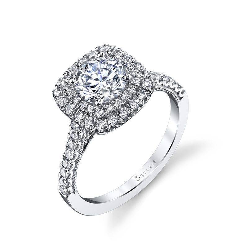 This Double Halo Engagement Ring Is Trending Huge See Why - 3lfdgyz