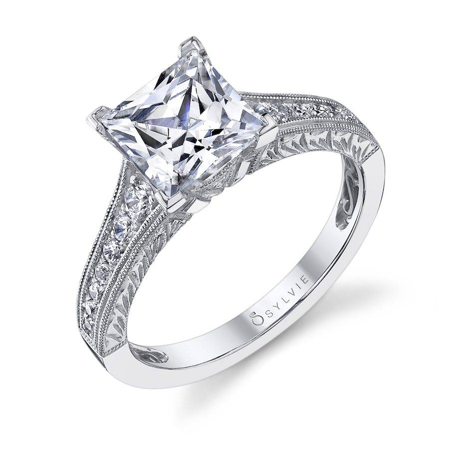 Ophelia Princess Cut Engagement Ring Sylvie