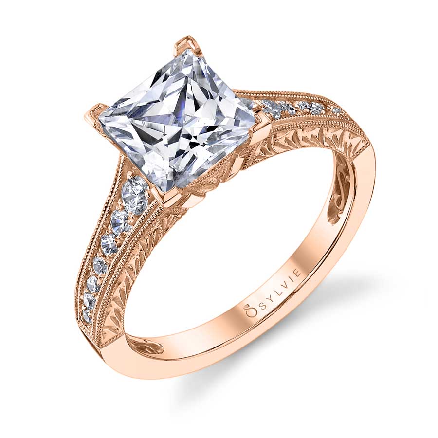 Ophelia - Princess Cut Engagement Ring | Sylvie